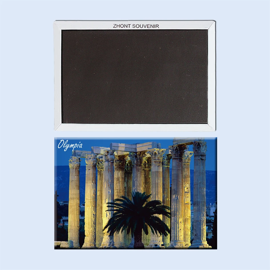 

Olympia Temple of Zeus 22593 Landscape Magnetic refrigerator gifts for friends Travel souvenirs