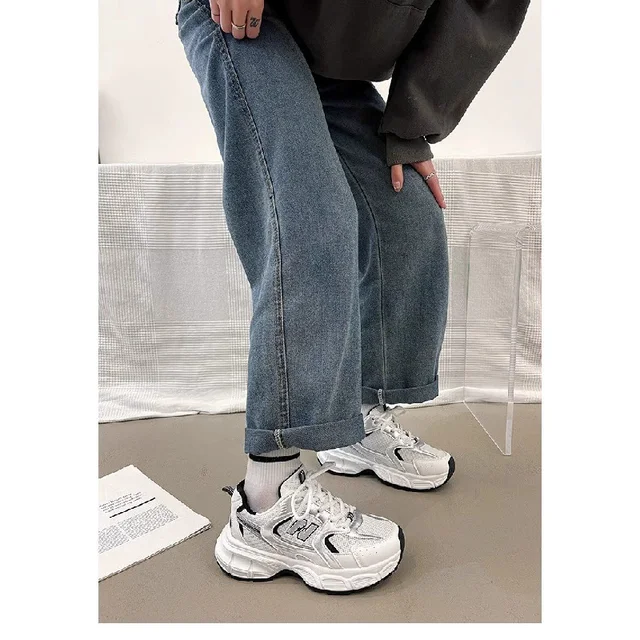 Women's Fashion Dad Shoes -Platform Mesh Running Sneakers，Breathable Casual Sports Shoes for Students，Everyday Training Shoes​ 4