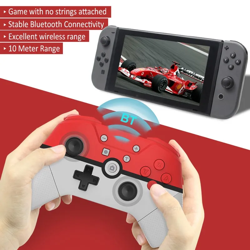 Wireless Gamepad Compatible Nintendo Switch Pro NS Pro Game joystick Controller For Switch PC with NFC 6-Axis Support Bluetooth