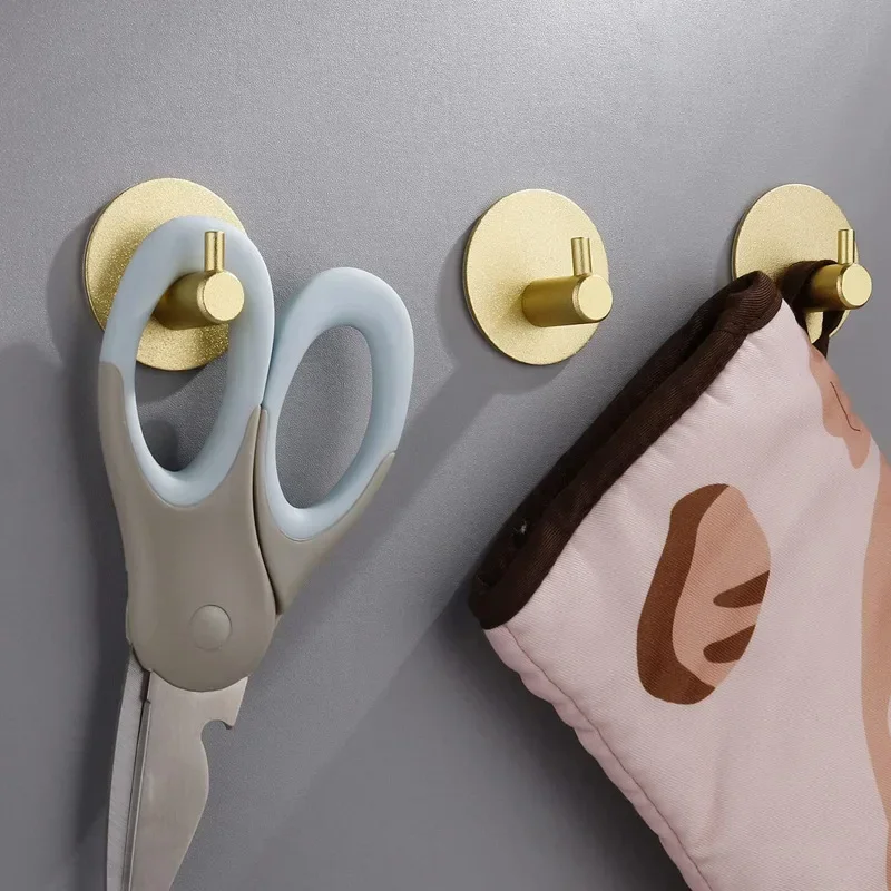 Adhesive Hooks Adhesive Wall Hooks Mounted Door Key Cloth Coat Bathroom Robe Hanger Kitchen Hardware Rack Shelf Bag Hook Organizer Hanging