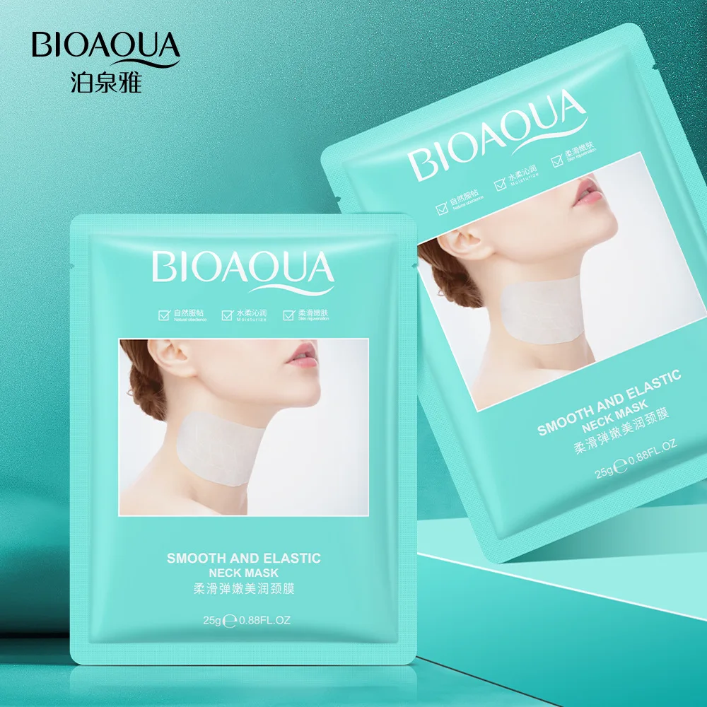 Bioaqua Collagen Neck Mask Firming Nourishing Brightening Moisturizing Skin Care 10pcs