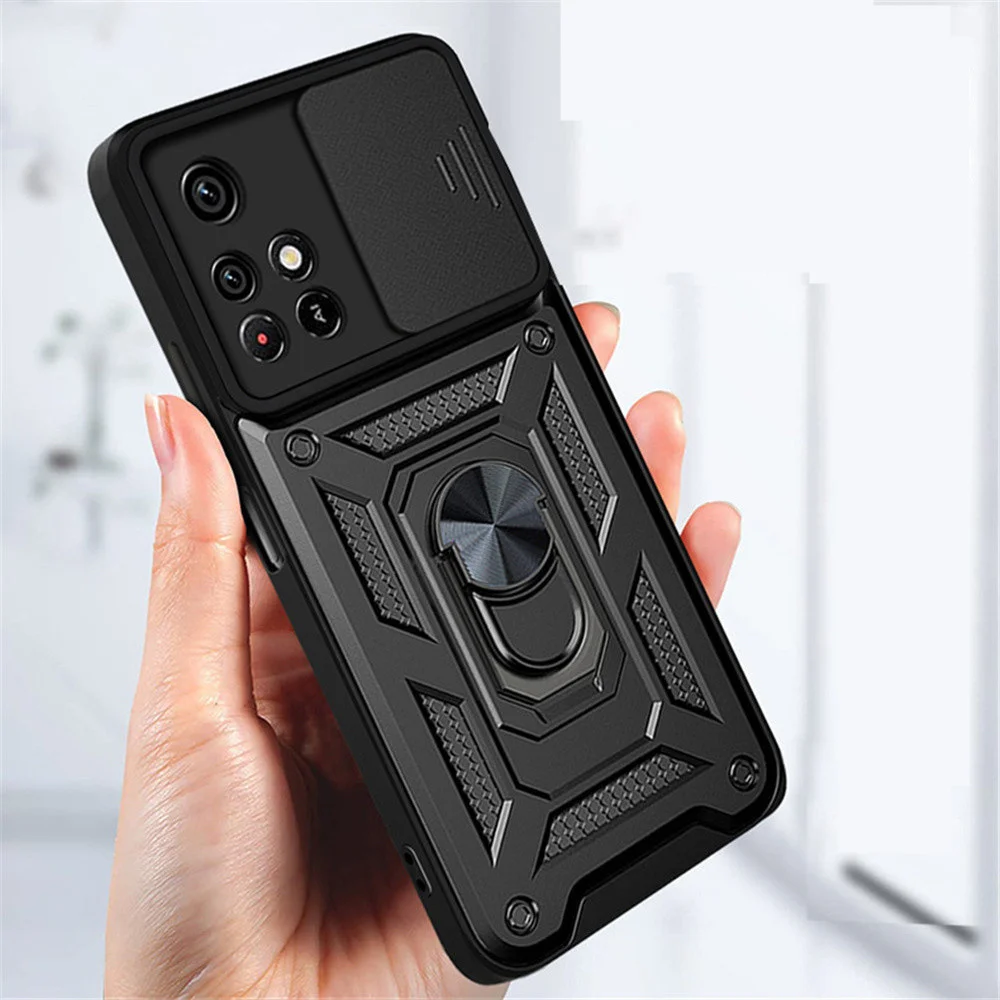 Funda Híbrida con Soporte Armor Serie para Xiaomi Redmi 10/10 Prime