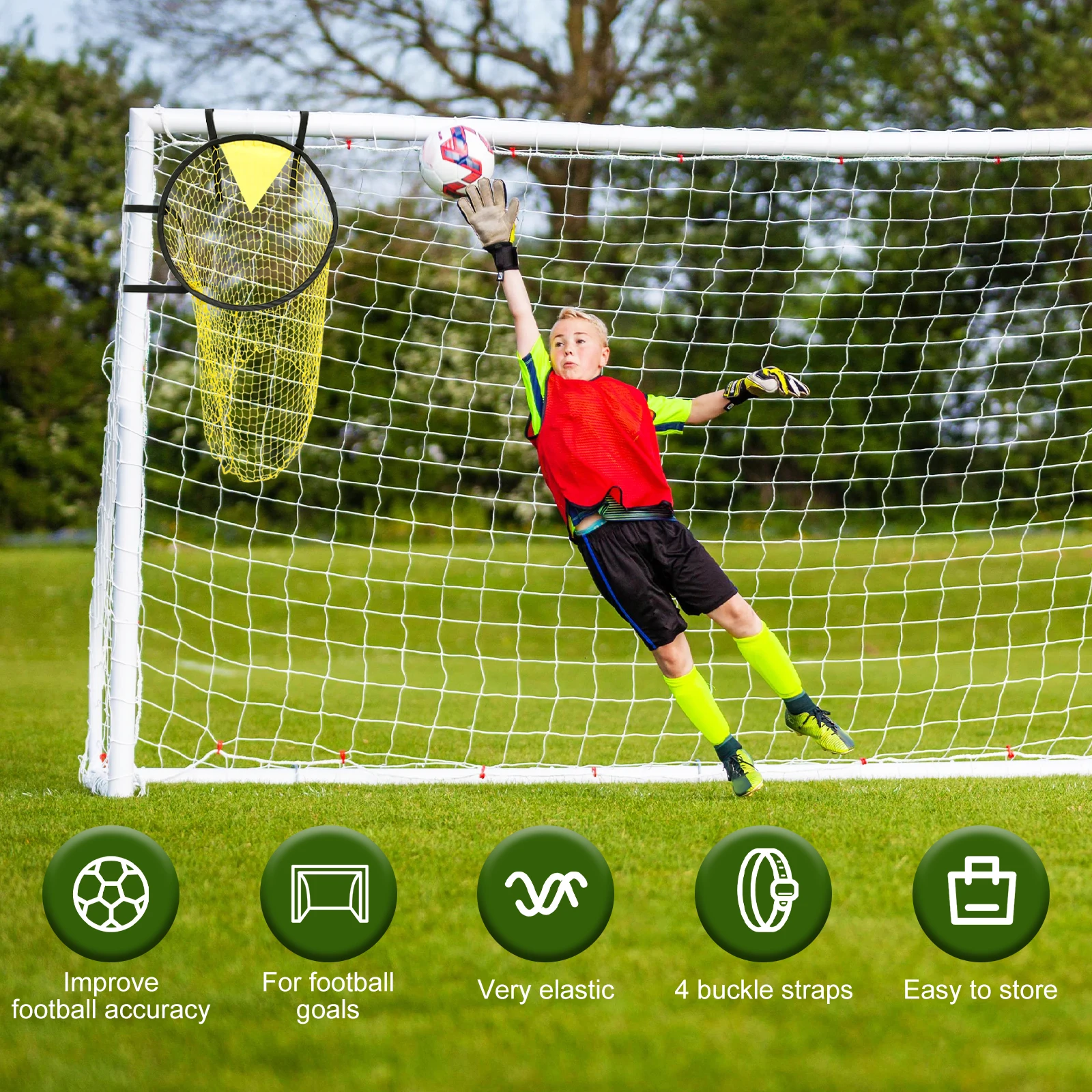 Foldable Football Target Training Net 5