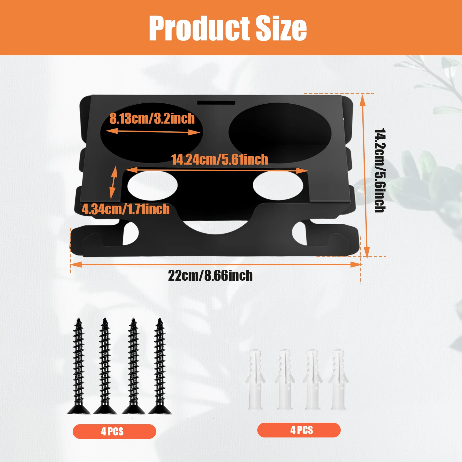 2in1 Aerosol Spray Can Rack Organizer Rack and Angle Grinder Holder Wall Mount Spray Paint Carbon Steel Storage