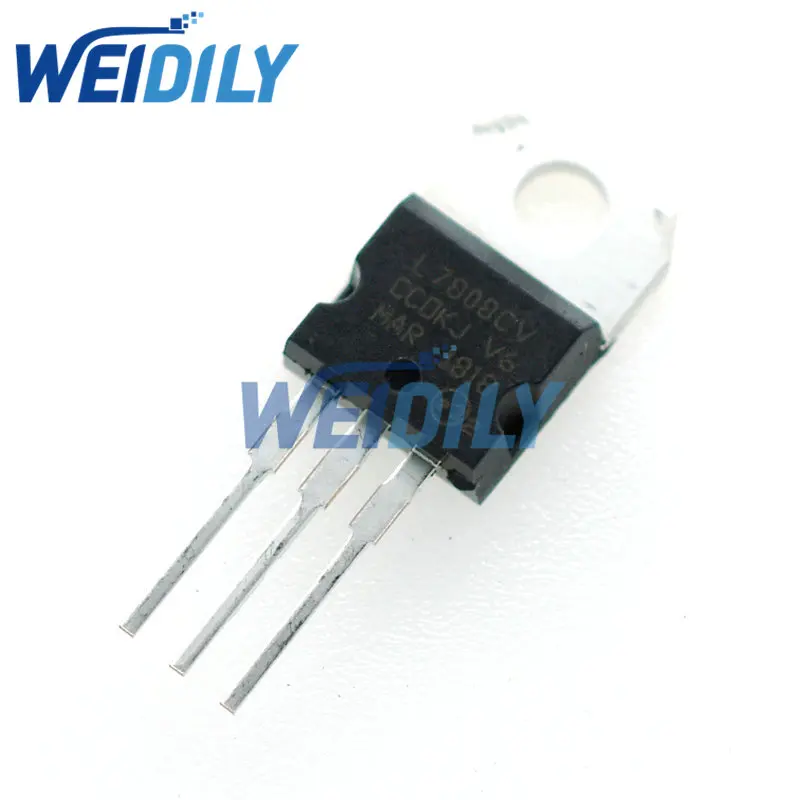 50PCS LM317T L7805 L7806 L7808 L7809 L7810 L7812 L7815 L7818 L7824 Transistor Assortment Kit 10value Voltage Regulator Box