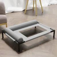 Pet Furniture Mesh Elevated Dog Beds Breathable Removable Raised Dog Bed with Pillow Outside Dog Bed Cat Patio Sunbathing 1