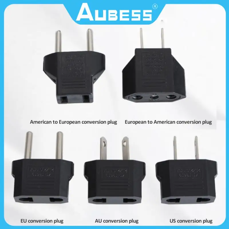 AUBESSTravelPlugAdapterEuropeanEUToUSAustraliaPowerAdapter