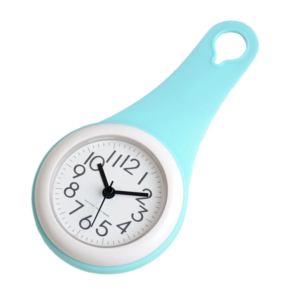 Waterproof Bathroom Wall Clock Digital Silent Shower Clock Small Decorative Easy to Read Easy to Hang Battery Powered