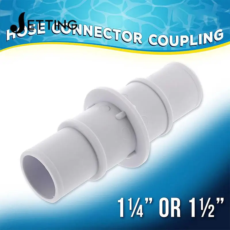 

1-1/4" Or 1-1/2" Hose Connector Coupling Adapter For Swimming Pool Vacuums Hoses Filter Pump Hoses Connecting Pool Accessories