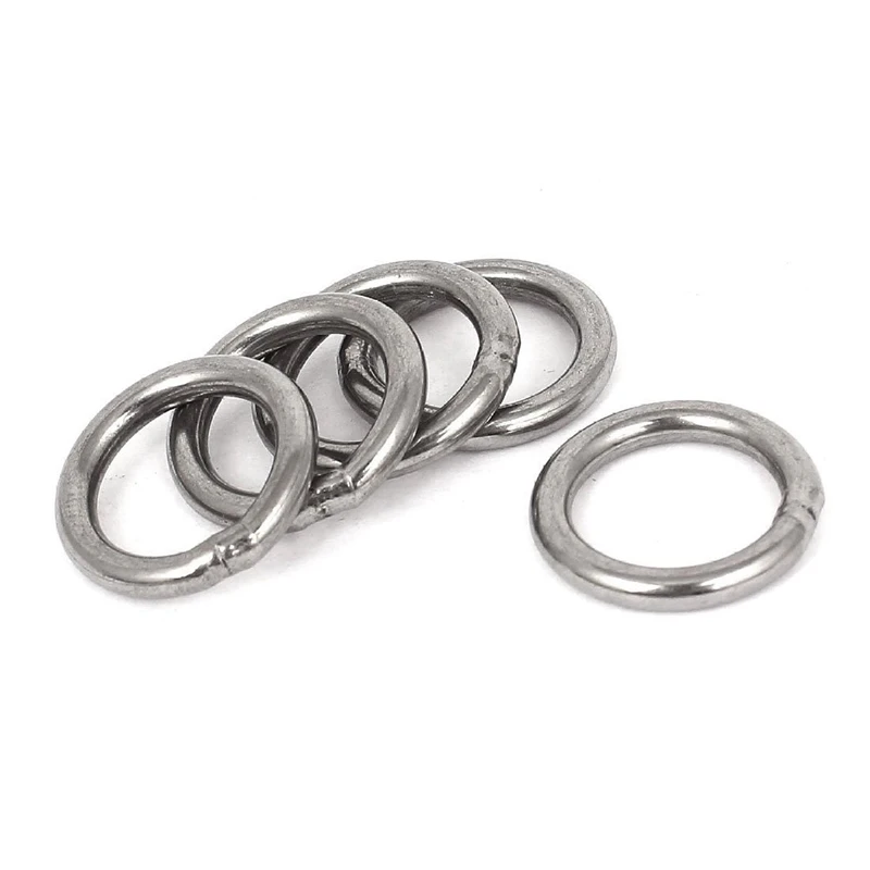 

20Mm X 3Mm Stainless Steel Webbing Strapping Welded O Rings 40 Pcs