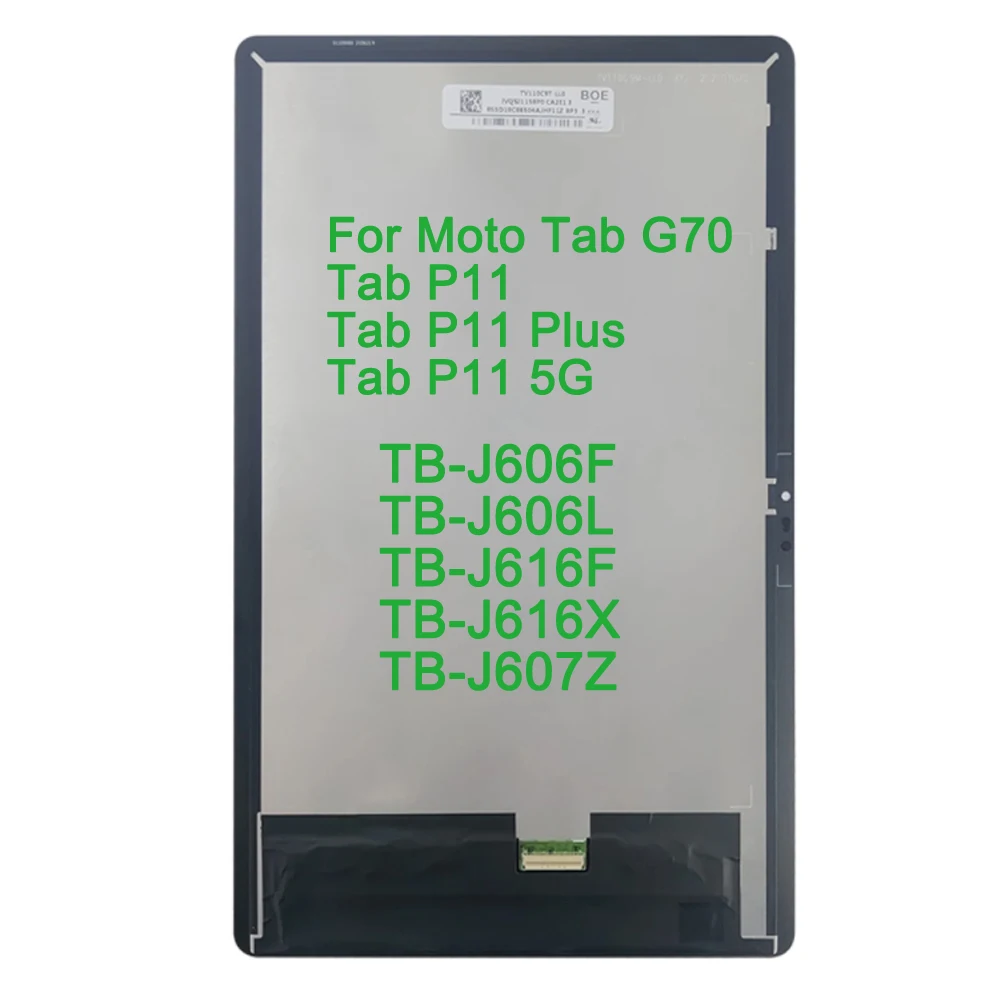 New LCD Screen Display For Lenovo Tab P11 / P11 Plus TB-J606F TB