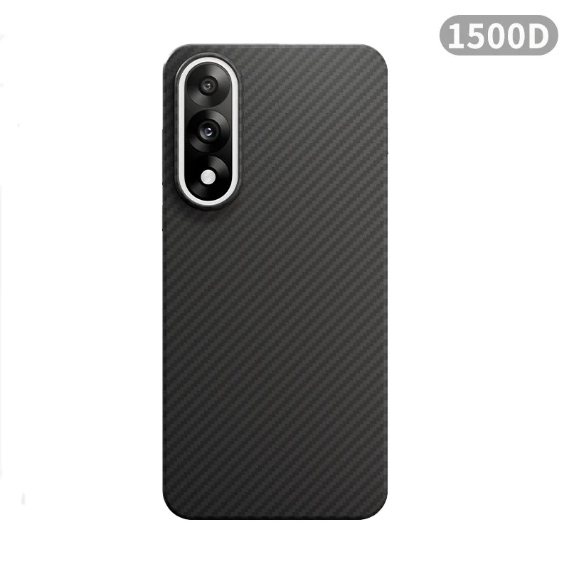 Ultra-Thin Black Kevlar Aramid Fiber Magnetic Protective Case – Slim & Lightweight