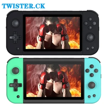2024 휴대용 게임 콘솔, 충전식 비디오 게임 콘솔, 남녀공용, 5 인치 스크린, Powkiddy X51, 신제품