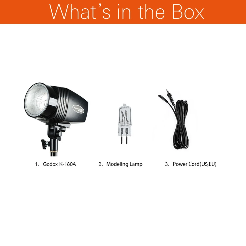 Godox K-180A 180Ws Photography Portable Mini Master Studio Flash