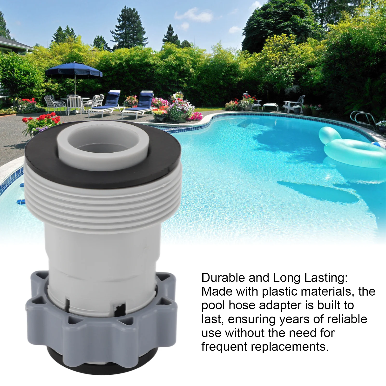 Appendini Per Palo In Alluminio 2 Pezzi, Prodotti Per Piscina E Spa Appendiabiti Set Di Supporti In Alluminio Premium 2pc Ganci A Parete Per Pali Telescopici - Foto 11