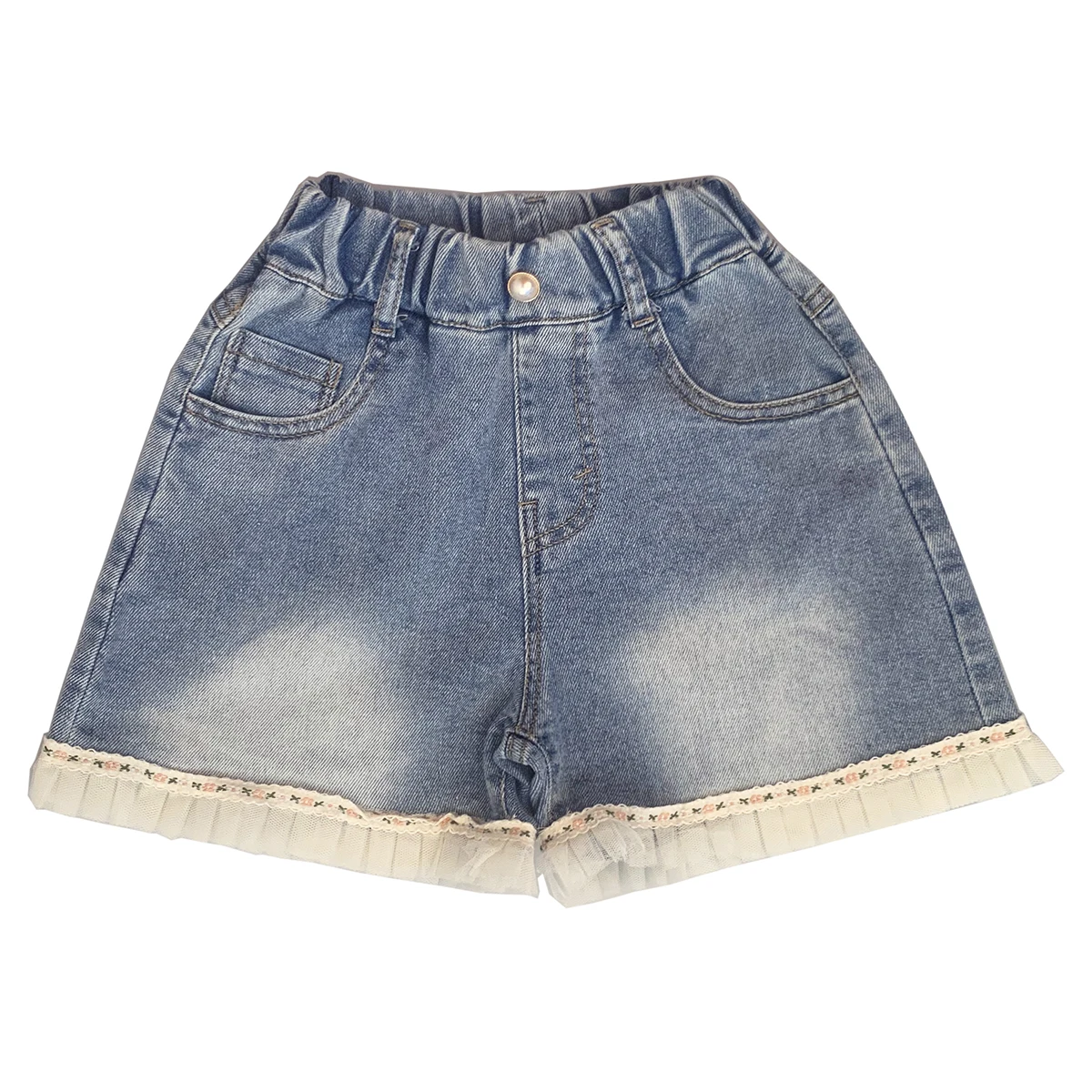 

3-7Years Little Girls Denim Shorts Summer Cute Kids Fashion Short Girls Casual Short Shorts For Girls