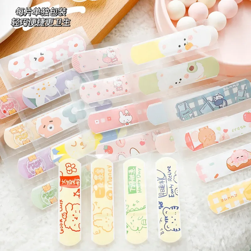 12pcs Cartoon Patterned Medical Patch Waterproof Wound Bandages Cute Breathable First Band Aid Medical Adhesive for Kids 4