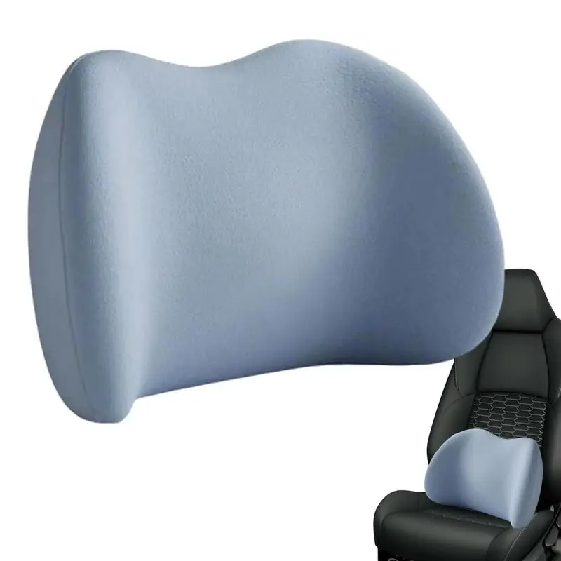 Lumbar Support Pillow Memory Foam Chair Cushion Supports Lower Back for  Easy Posture in the Car, Office, Plane and Your Chair - AliExpress