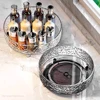 New Light Luxury 360 Rotating Cabinet Organizer Kitchen Bathroom Cosmetic Turntable Storage Tray Non-Slip Spice Round Rack Plate 6