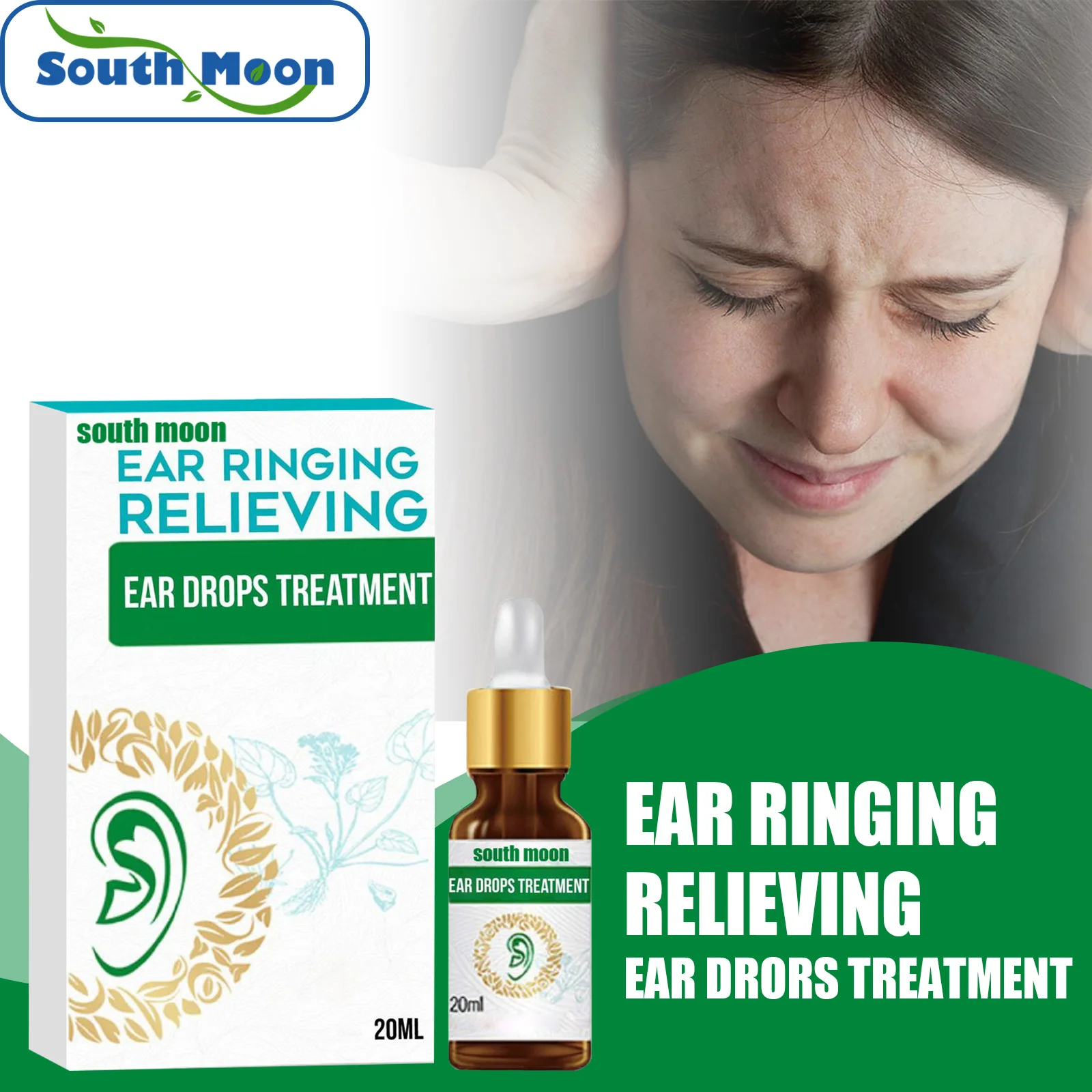 Ear Ringing Relieving Tinnitus Ear Drops Deafness Ear Swelling