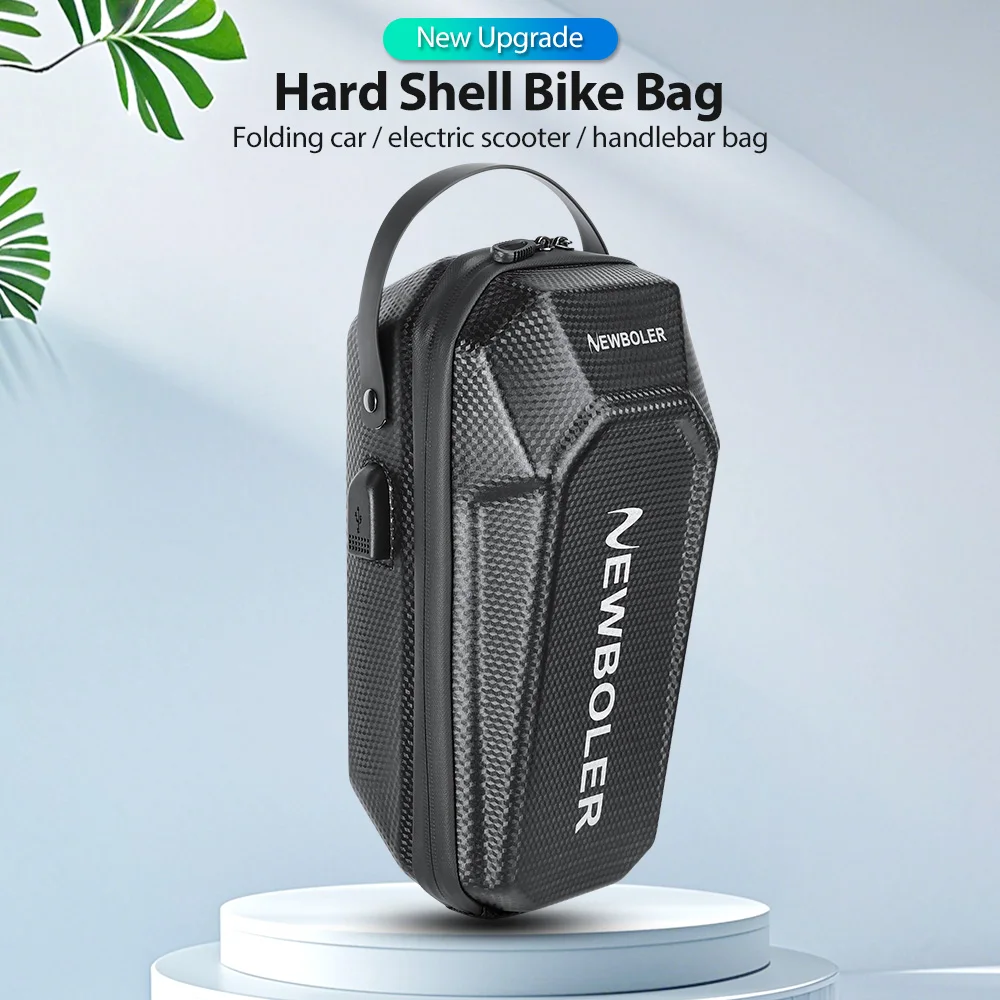 USB-Anschluss, elektrischer Roller, Vordertasche, Lenker, wasserabweisend, Schnellverschluss, 3 l/5 l, EVA, großes Fassungsvermögen, universell für Xiaomi Scooter – Detail 15