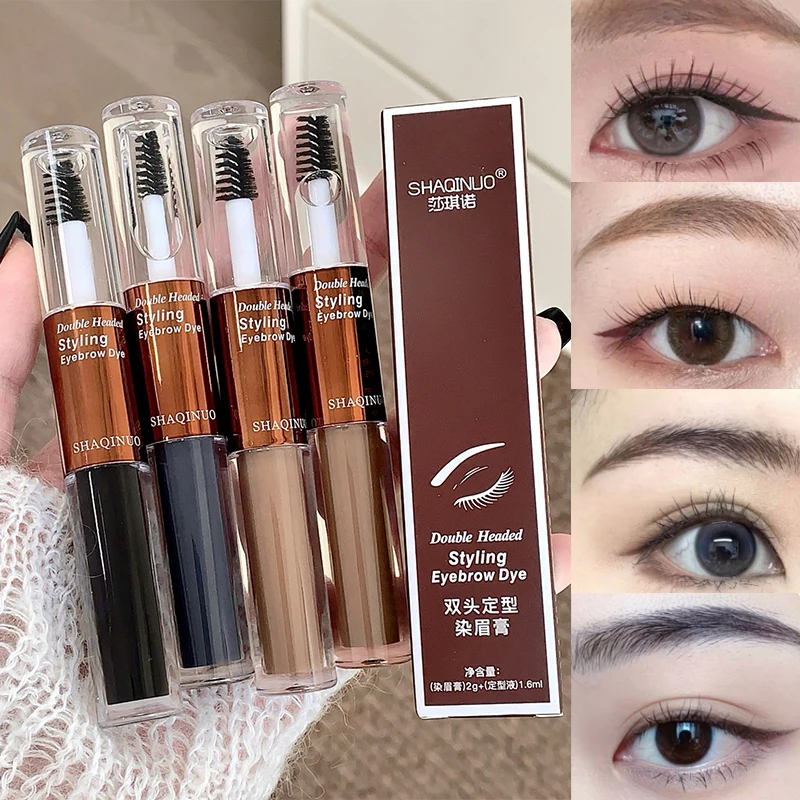 unnobe Eyebrow Mascara ×8 SHAQINUO Dual-Ended Eyebrow Mascara-Shape & Color with Long