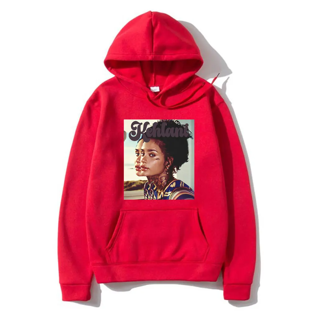 Kehlani Seeing Graphic Print Hoodie Men Women Hip Hop Rock Style Hooded Sweatshirt Men Women Fashion Oversized Streetwear Hoody