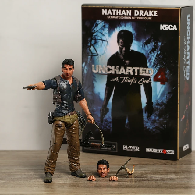 Figure Action Boneco Nathan Drake Uncharted 4 Neca