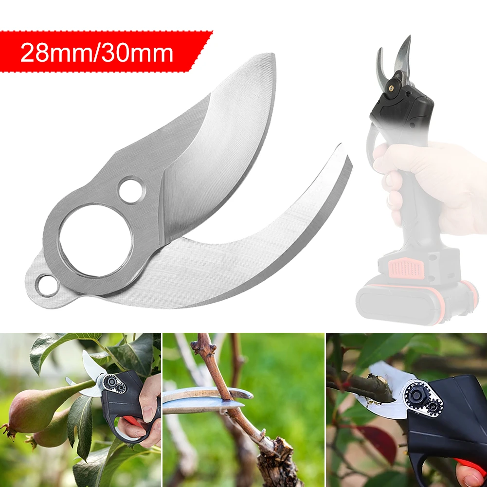 small gardening gloves 28/30MM Replacement Blade Tool Set for Electric Pruning Shear Sharp Wear Resistant Cordless Pruner Cutting Blade Garden Tool best lawn mower