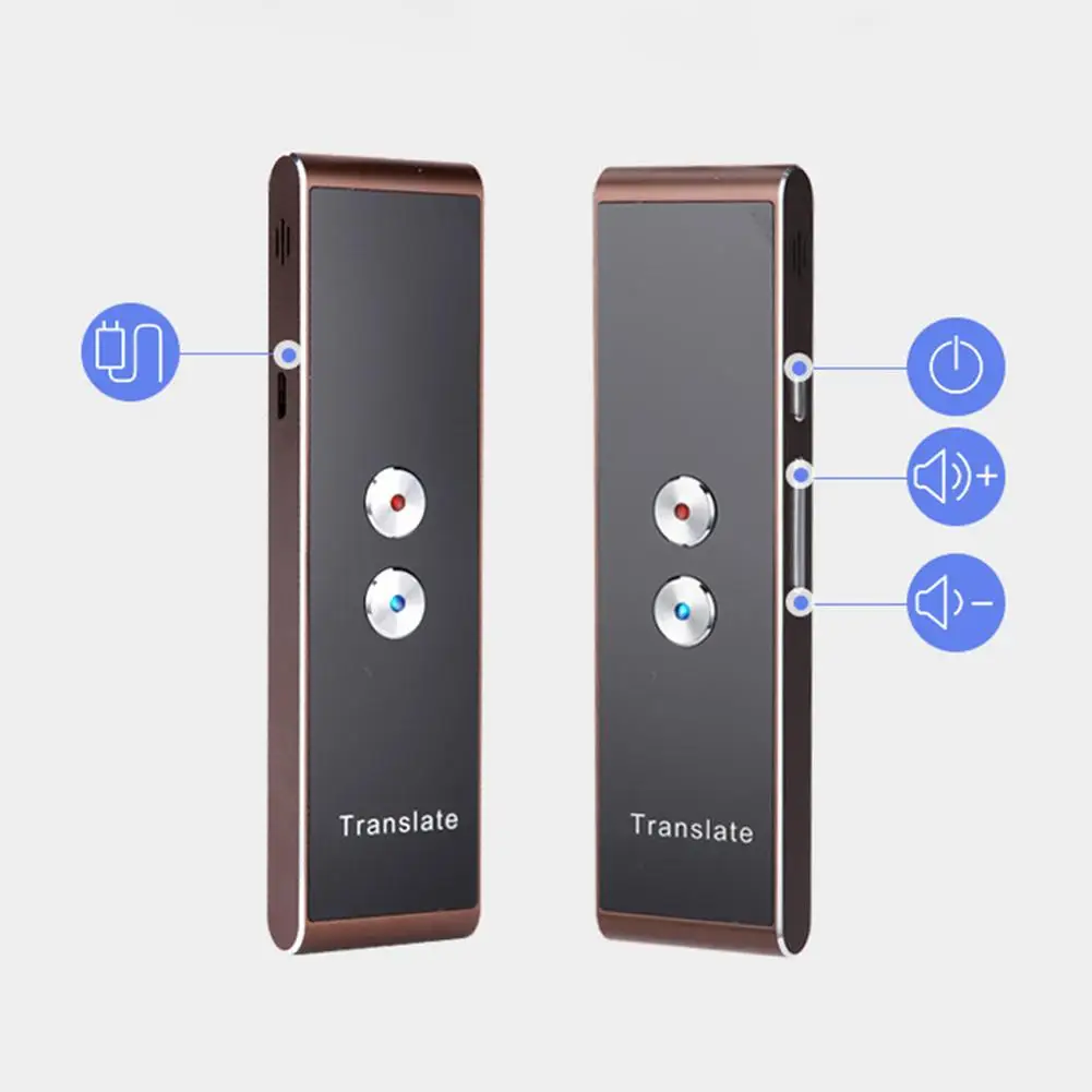Smart Instant Real Time Voice 40 Languages Translator Portable Electronic Multi-Languages Translation Sound Transmission Device voice translator language translator