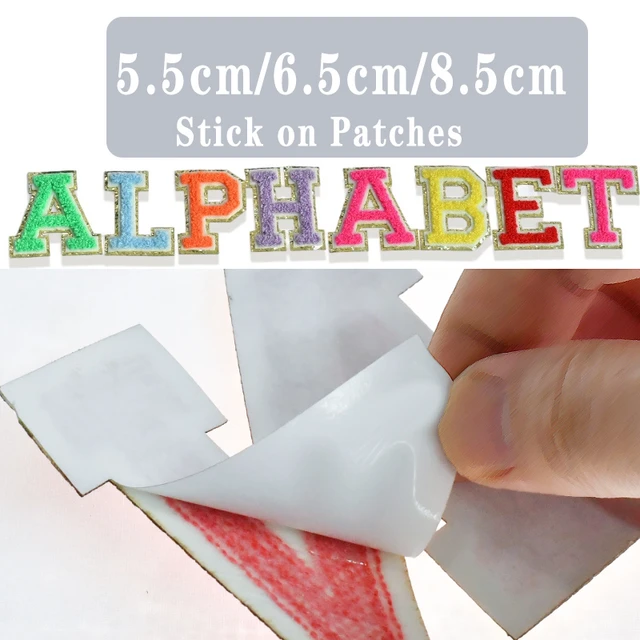 26pcs 5.5cm A-Z Color English Letters Patches For Clothing Bag Letter  Patches Stick on Alphabet Letters Embroidery Applique - AliExpress