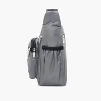 Sac à bandoulière multi-poches pour hommes, sacs à une seule initiative, sac de rangement de grande capacité, sac à main à la mode, sacs à bandoulière d'affaires 4