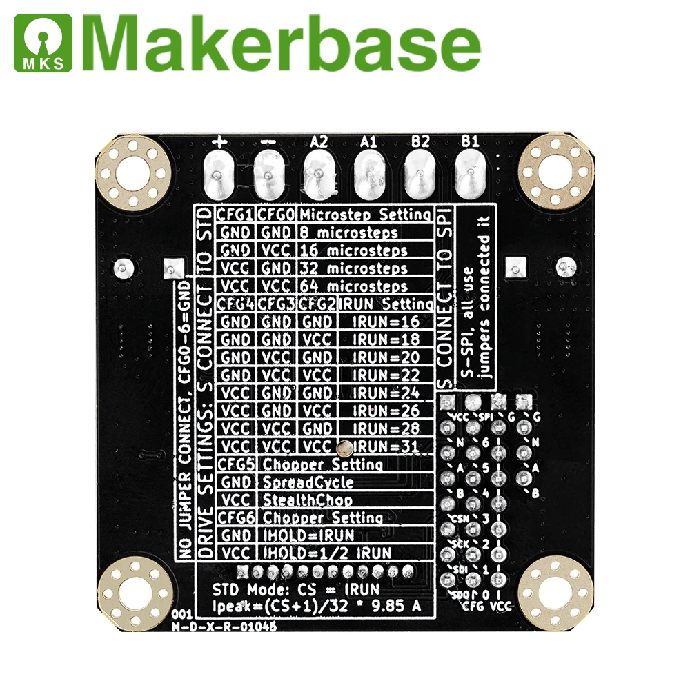 Makerbase-mks Stepper Motor Driver Tmc5160-pro Alta Corrente 6a High Valve 860v dc Spi Mode Marlin Klipper 3d Printer Parts - Imagem 5
