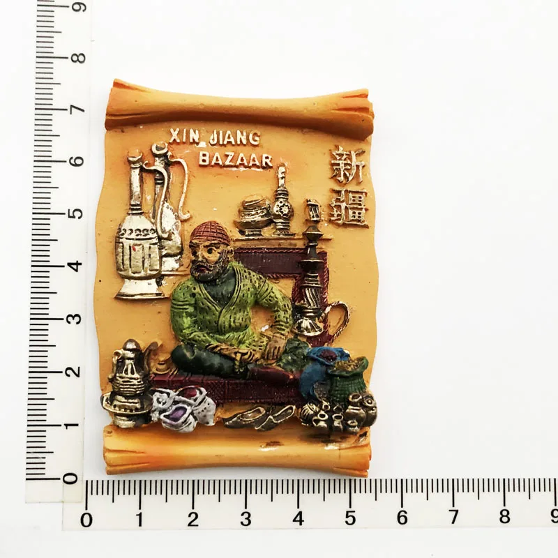 

xinjiang Creative,Travel,Commemorate,Crafts,3D,Ornaments,Magnetism,Resin Material,Refrigerator Stickers