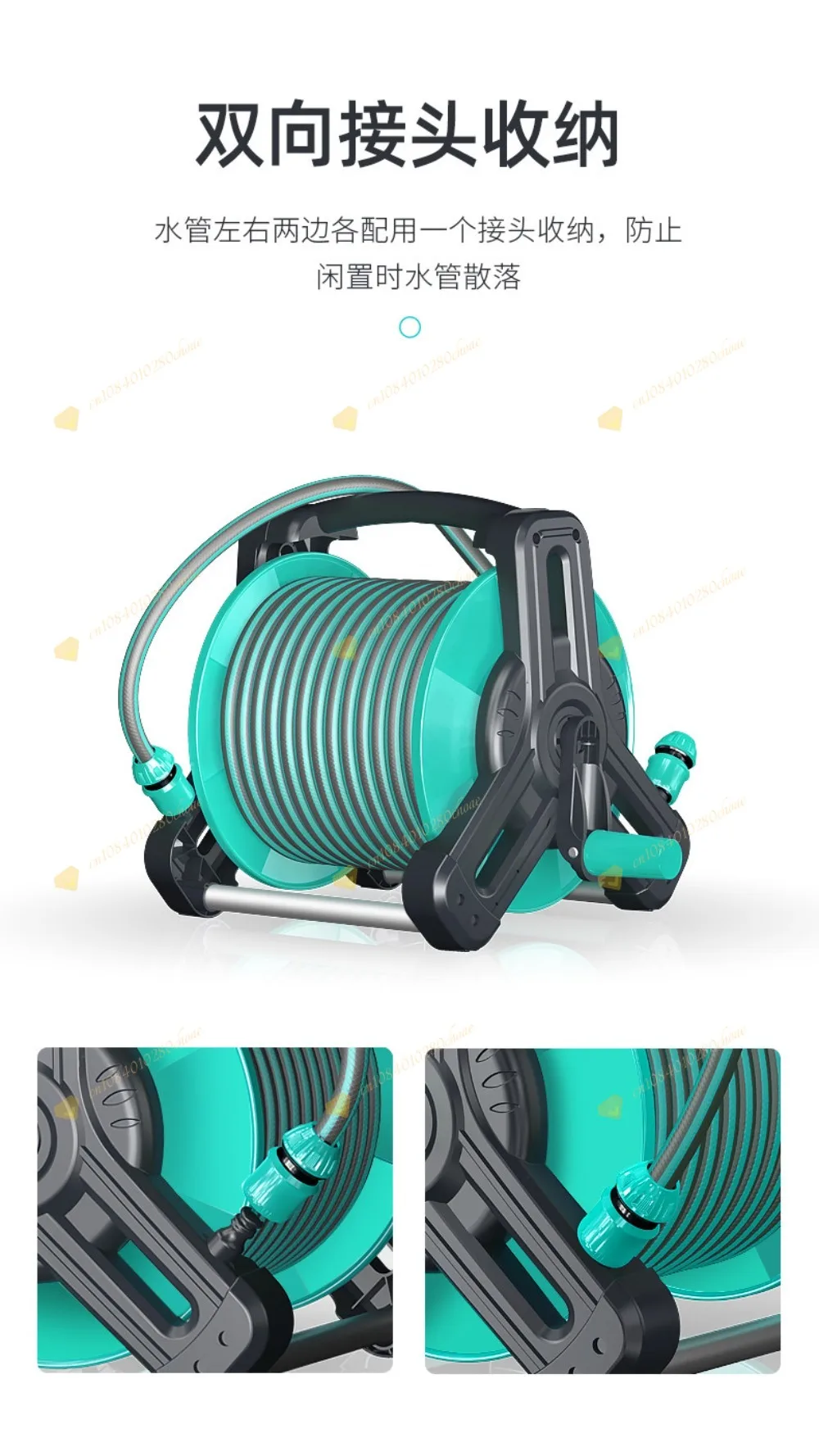 Durable Plastic Water Hose 1/2" for Garden Watering, Car Washing & Irrigation wi