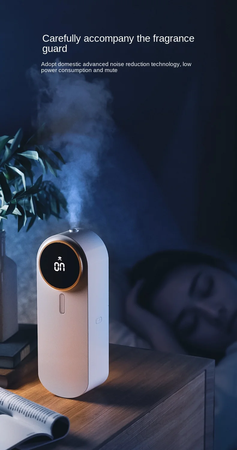 Diffuseur d'huiles essentielles rechargeable USB 45 ml, mini, pour la maison, la chambre, les toilettes ou l'hôtel._voghion.com