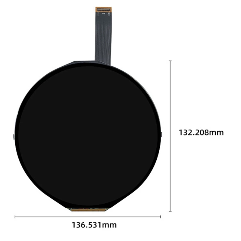 5 Inch IPS Round Screen 1080X1080 High-Definition LCD Display Screen MIPI Interface Display Smart Home LCD