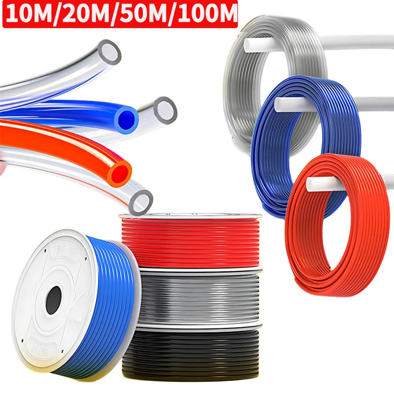 Pneumático pu Air Mangueira Pipe pu Tubo Diâmetro 2.5 mm mm 6.5 mm od mm mm mm 10 mm 12 mm 10m 10m 20m 50m 100m