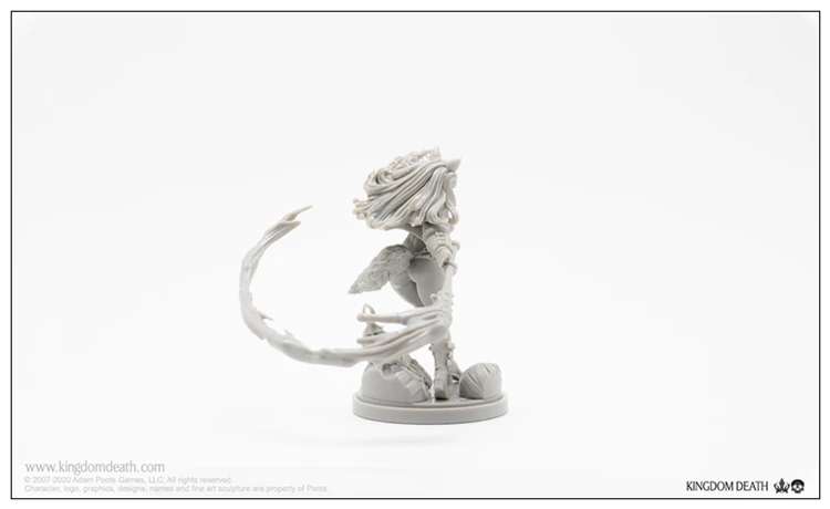 Die-cast resin Studio KD EX10 Halloween resin white model 2