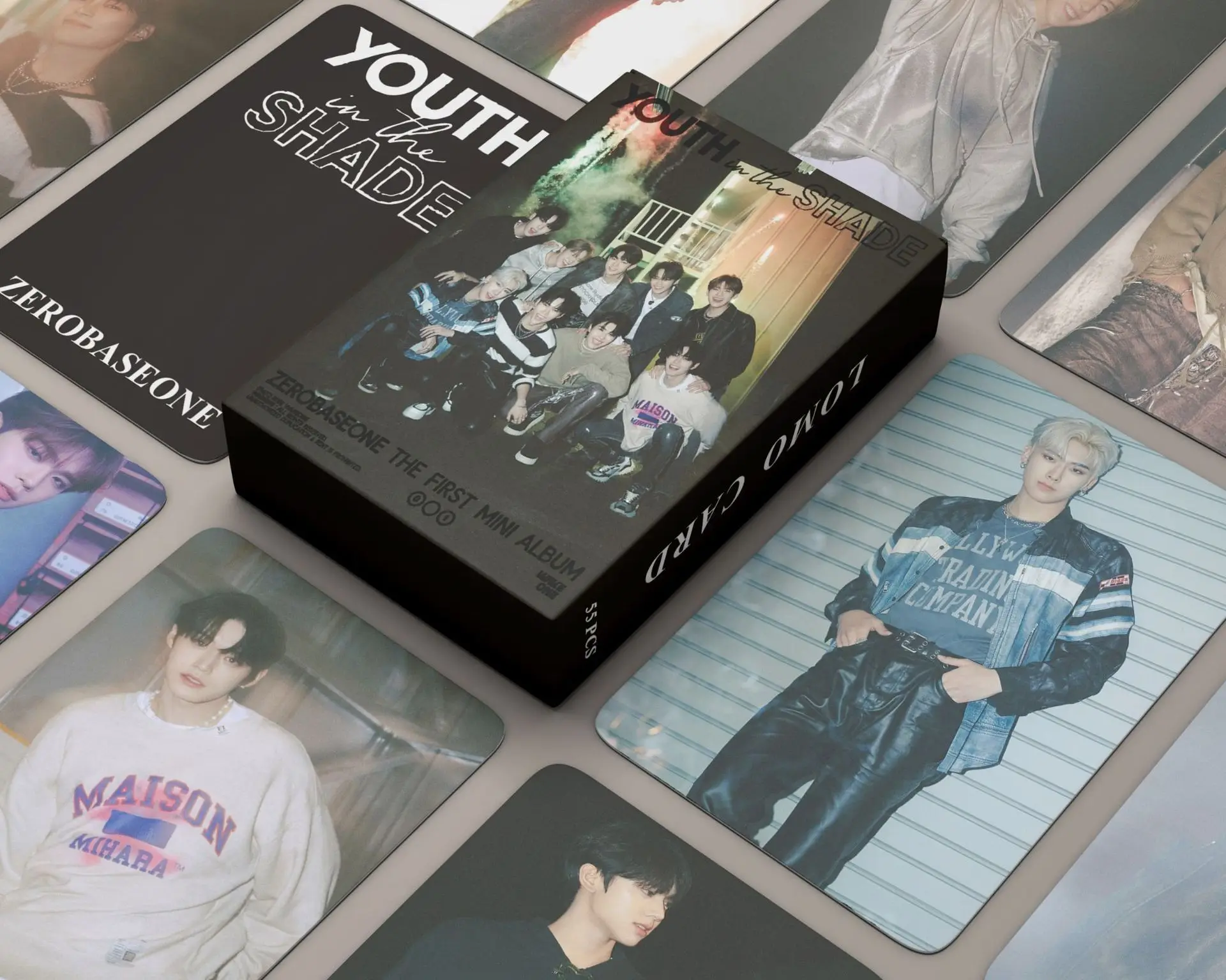 

55Pcs/Set Kpop ZB1 Debut Album Lomo Card Small Card ZEROBASEONE YOUTH IN THE SHADE Boy Zhang Hao Sung Han Bin Fan Gift