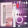 Electric Nail Polish Drill Set Machine With Light Multiple Gears Portable With Battery Electric Manicure Art Tools 1