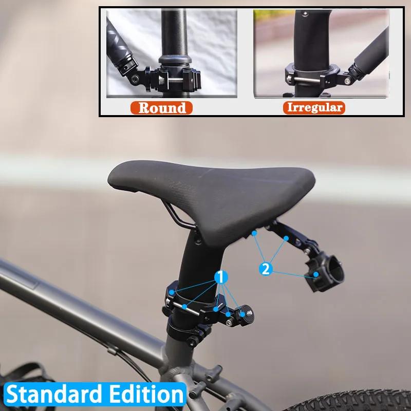 360° GoPro Motorcycle Mount - Universal Action Camera Clamp For Bars 9-15mm