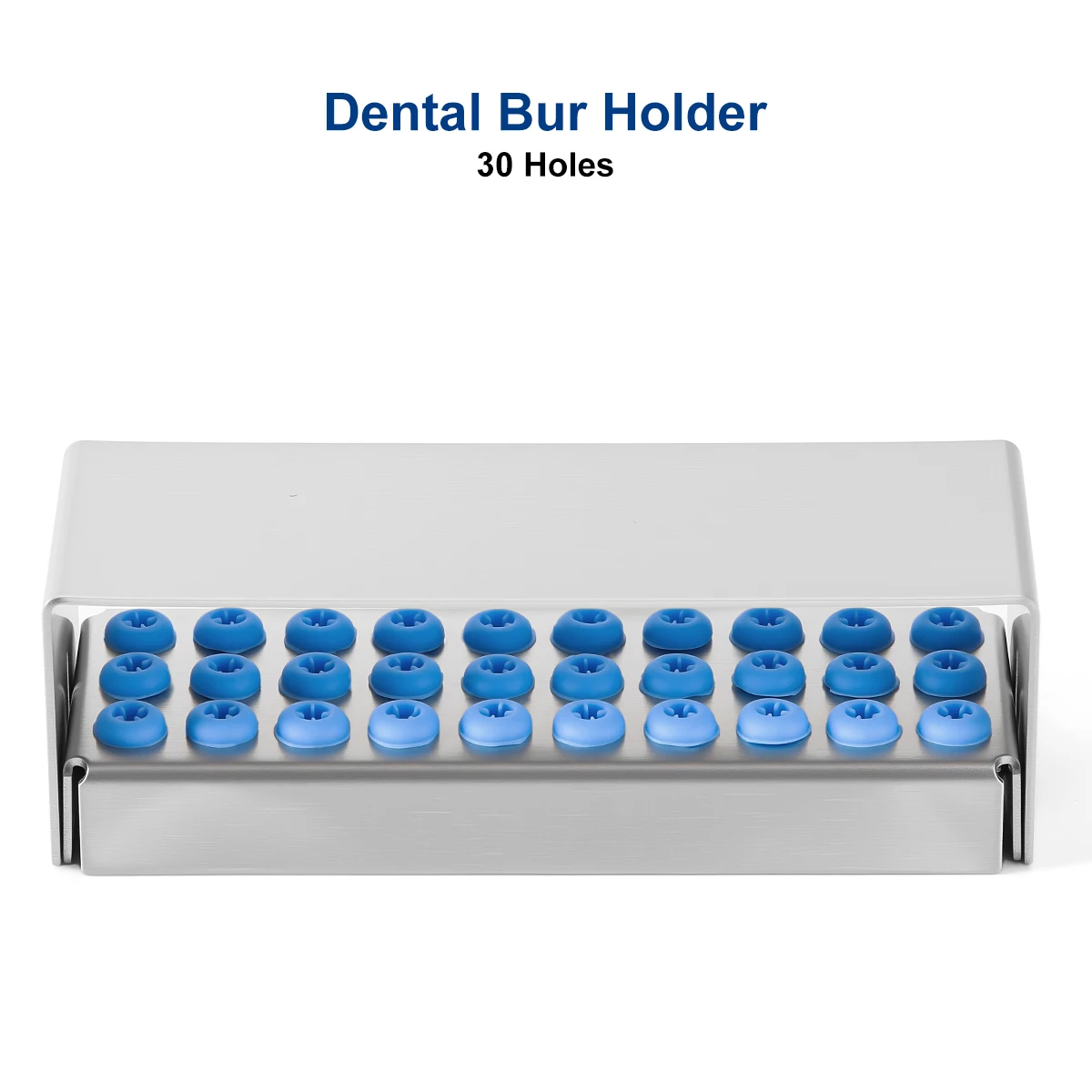 8/30 Löcher Zahnbohrerhalter Sterilisator Endo File Desinfection Box Organizer 135 ℃ Autoklavierbares, sterilisierbares Laborgerät AZDENT – Detail 1