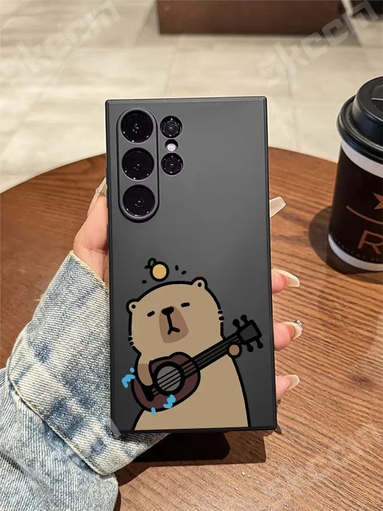 Adorable Cartoon Capybara Phone Case Cover