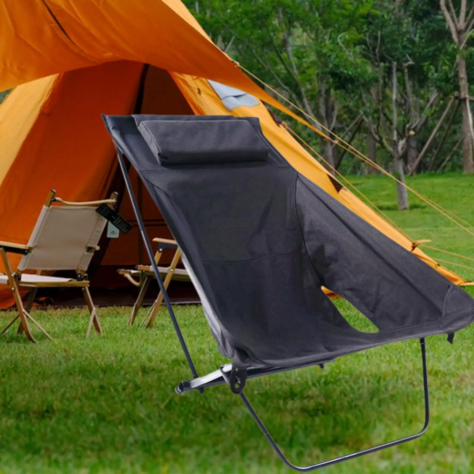 Folding Camping Chair Adult Outdoor Furniture Portable Folding Fishing Chair Seat for Hiking Backpacking Picnic Travel Fishing