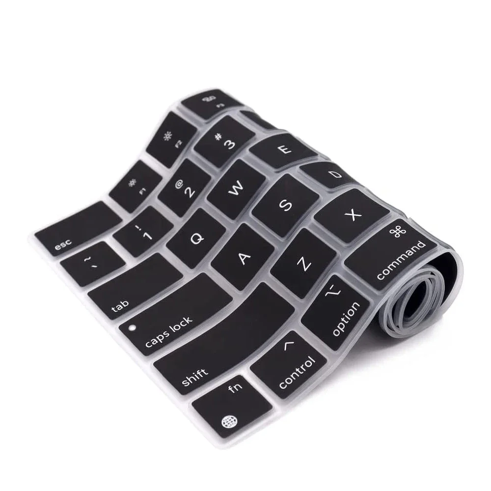 Tampa do teclado compatível para MacBook Air 13.6, M2, M3, A3113, A2681, A3114, Pro14, 16, M1, A2442, A2485, A2779, A2780 com Touch ID