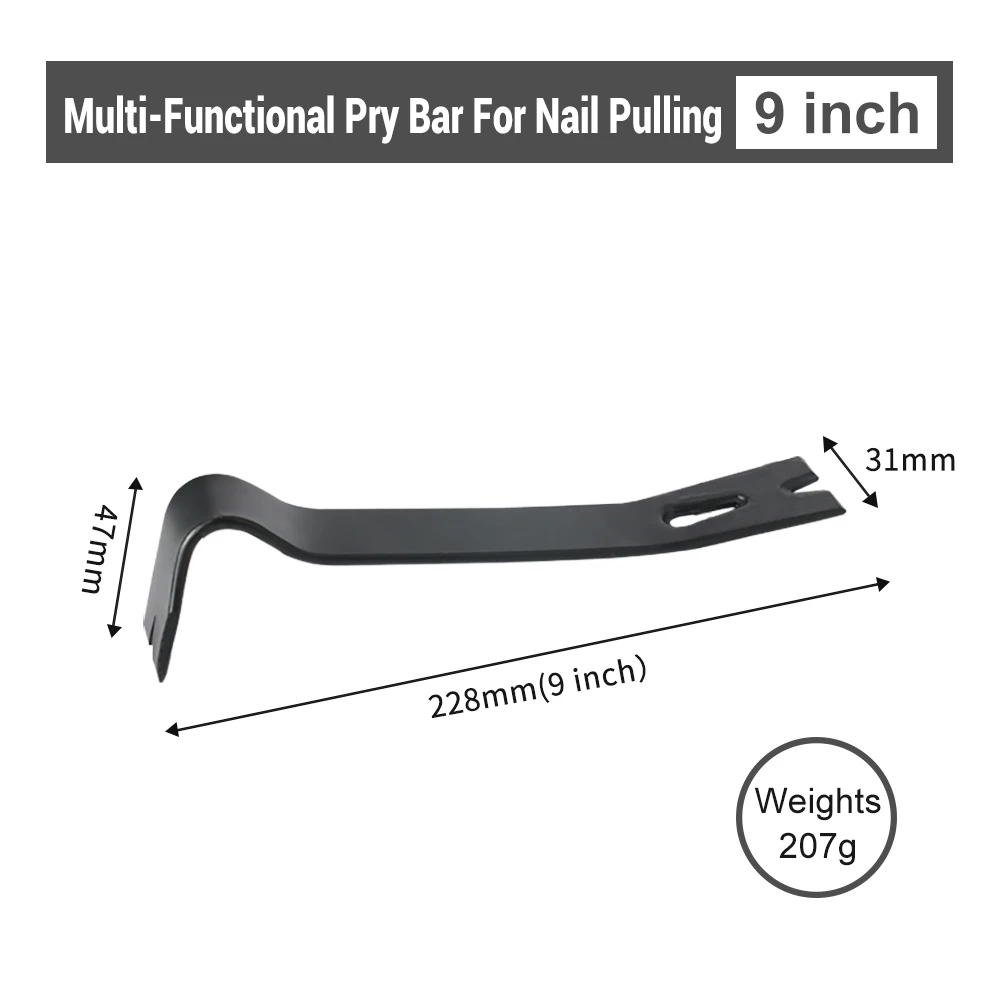 Versatile 3-in-1 Nail Puller Set for Various Disassembly Tasks