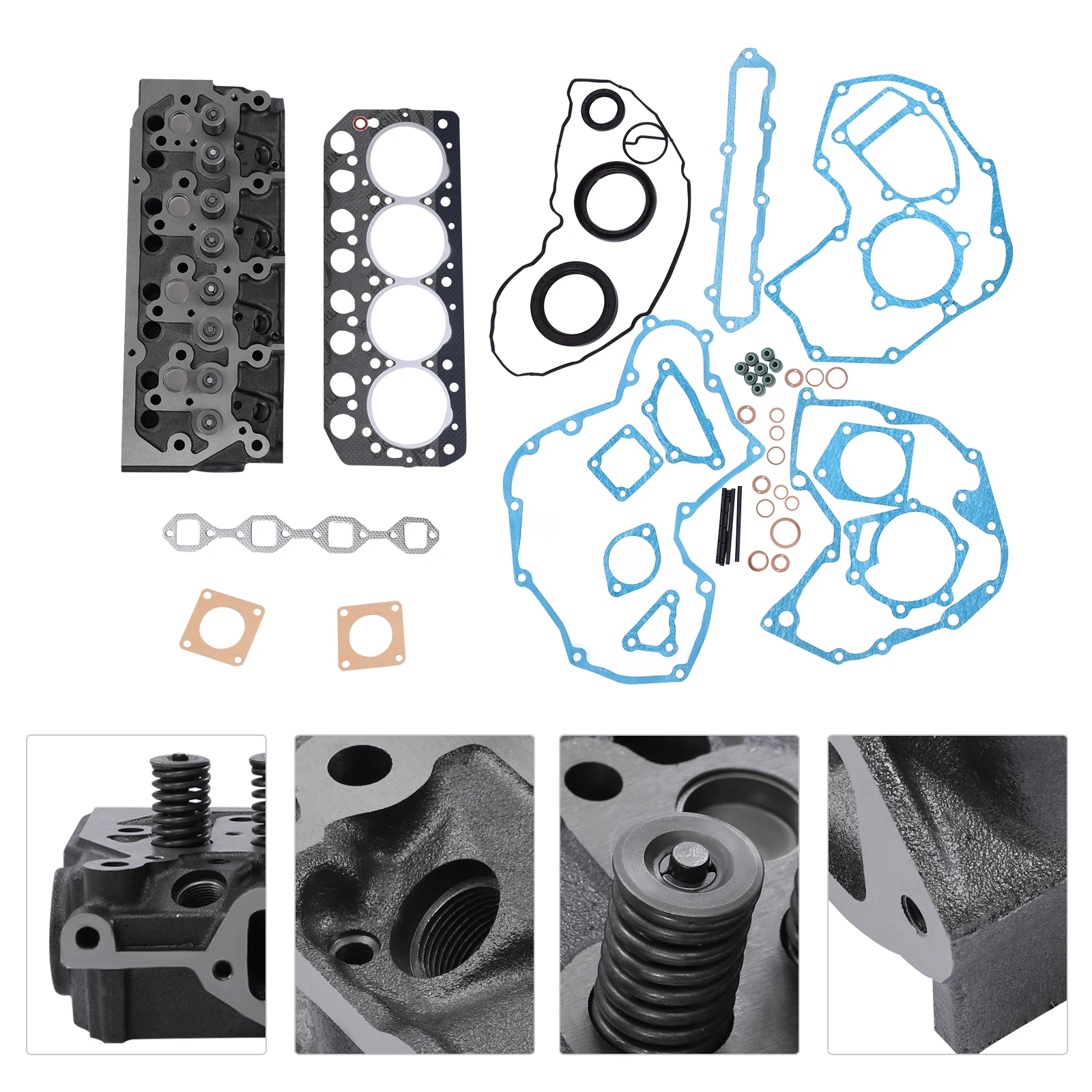 

Complete Cylinder Head Assembly Set For S4L2 S4L Mitsubishi Engine Diesel NEW Grey Iron Cylinder Head Gasket Engine