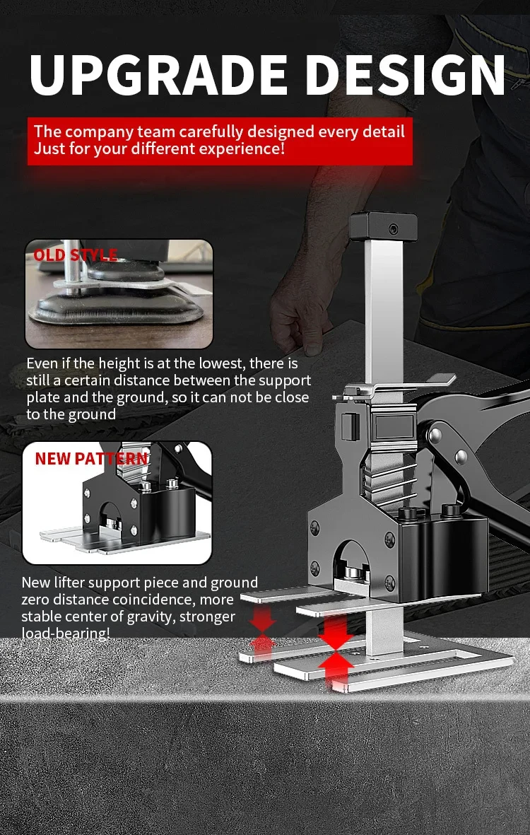 Hand Lifting Tool Labor-Saving Arm Jack Door Panel Drywall Lifting Cabinet Board Lifter Tile Height Adjuster Elevator Tool furniture lifting tool