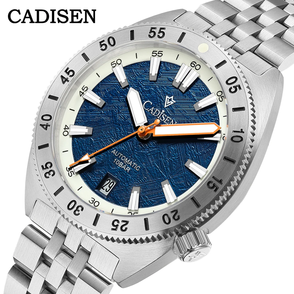 CADISEN C8231 Sapphire Glass Watches Men Japan nh35a Movt Men`s